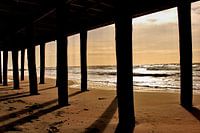 Schaduwen op het strand