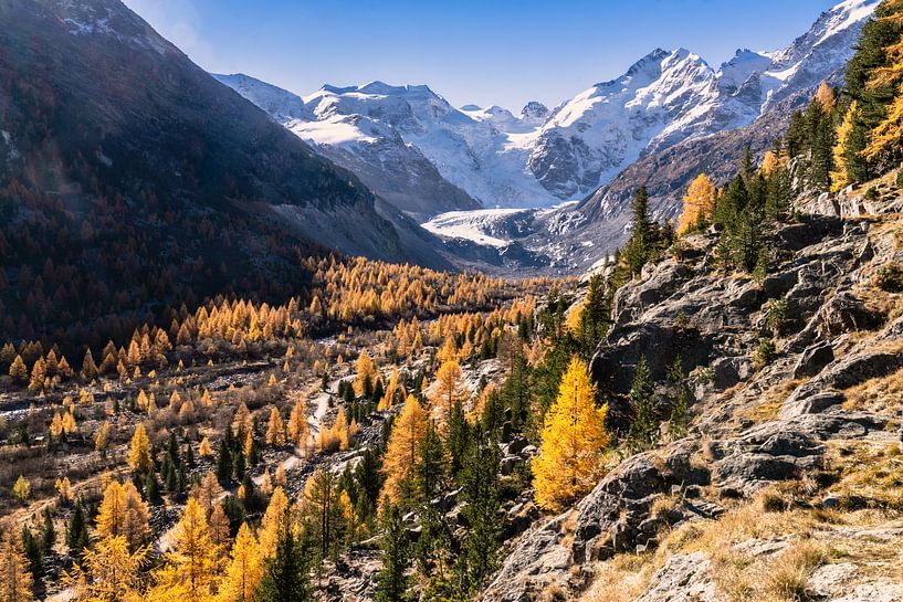 Morteratsch Glacier Switzerland by Achim Thomae Photography