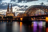 Cologne Cathedral at dusk