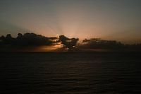 Coucher de soleil | Coucher de soleil dans la mer