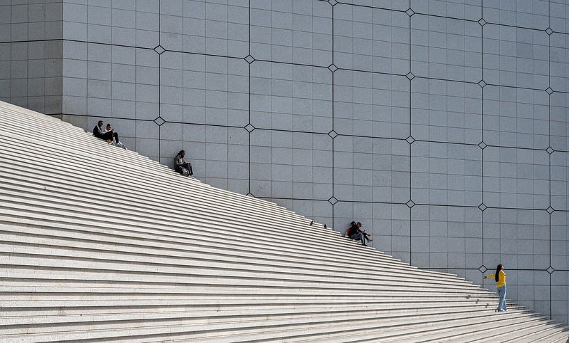 Staircase moments - Grande Arche by Karsten Rahn