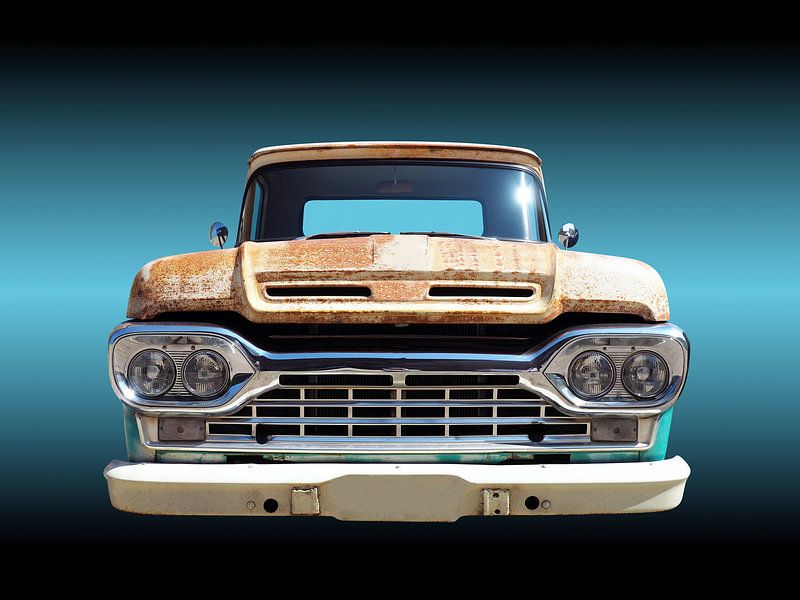 US Amerikanischer Oldtimer F100 Pick-up 1960 von Beate Gube