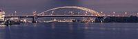 Van Brienenoordbrug in de avond RawBird Photo's Wouter Putter