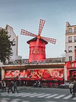 The world-famous Moulin Rouge in Paris