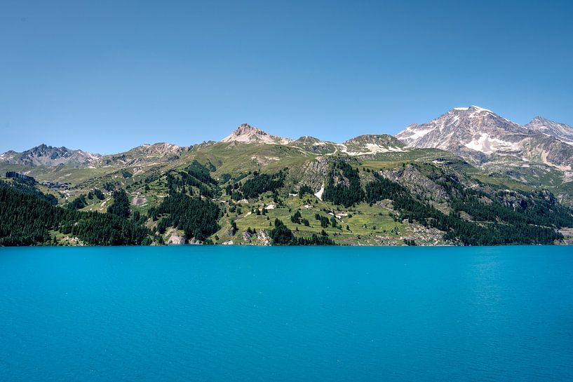 See und Berge bei Val D&#039;Isère in Frankreich von Mickéle Godderis