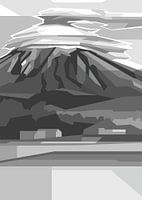 Berg Semeru Gray Farbe