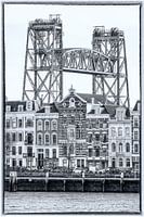 The Koningshavenbrug, commonly known as De Hef, is a former railway lift bridge,
