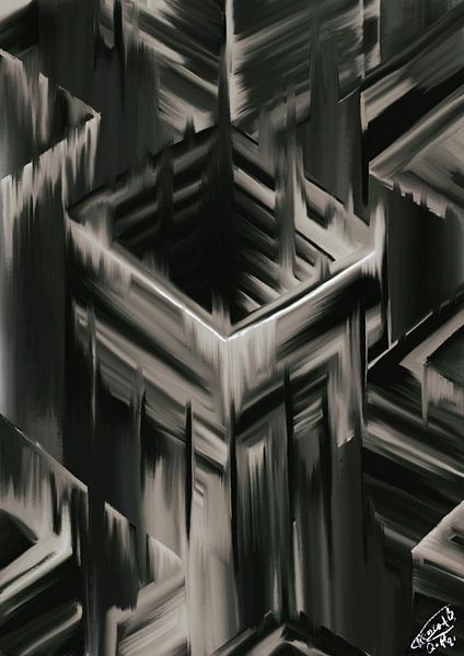 Flying blocks to space by Remco den Boesterd