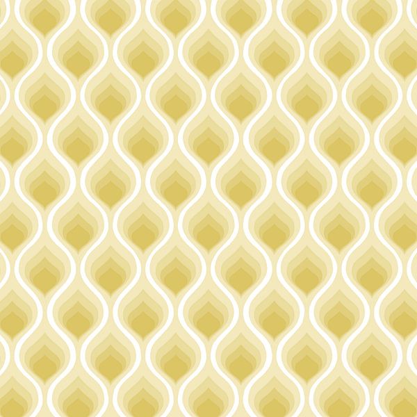 Retro modern -Symmetrical 70's pattern by Studio Hinte