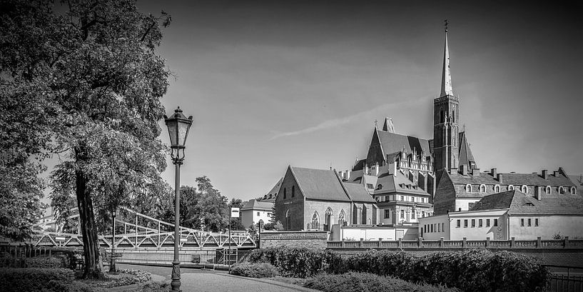 BRESLAU Kreuzkirche | Panorama monochrome  par Melanie Viola