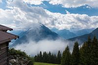 Berge in den Wolken
