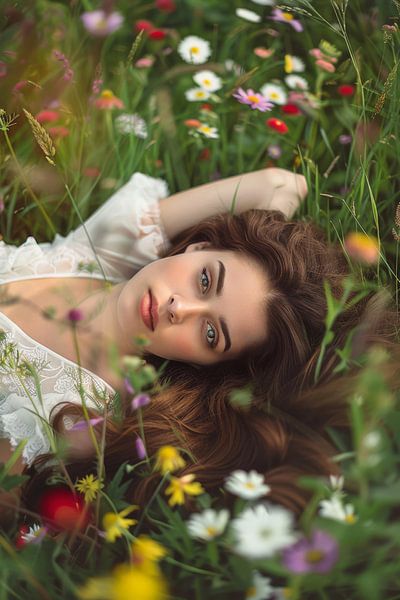 Splendeur des fleurs et doux rêves par Poster Art Shop