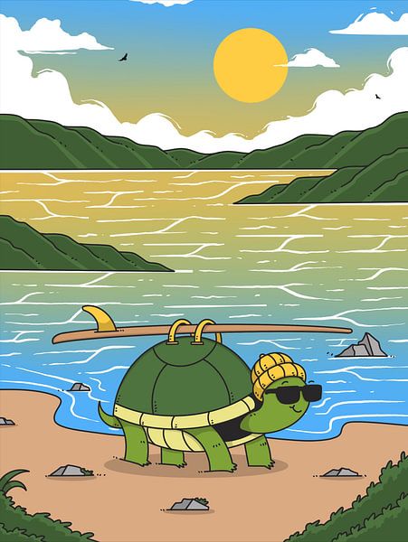 Surfing Time by Artthree