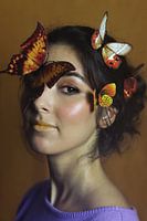 Woman with Butterflies – Fine Art Portrait Photography