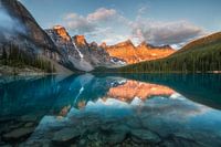 Sonnenaufgang Moraine Lake Kanada