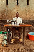 Tailor in Nairobi, Kenya.