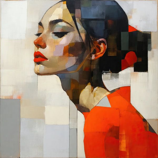 Femme géométrique par Art Merveilleux