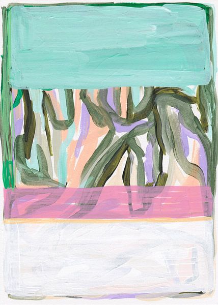 Paysage de rêve turquoise par Henriette Visscher