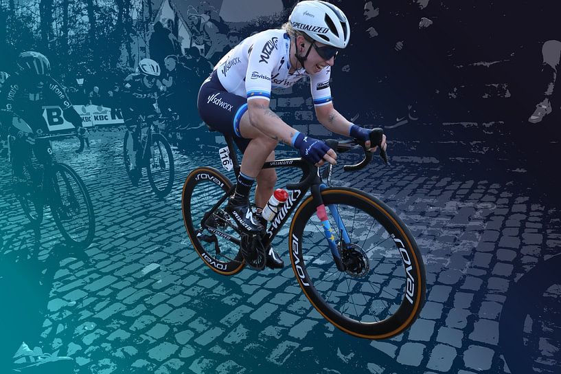 Lorena Wiebes au sommet de l'art mural par FreddyFinn