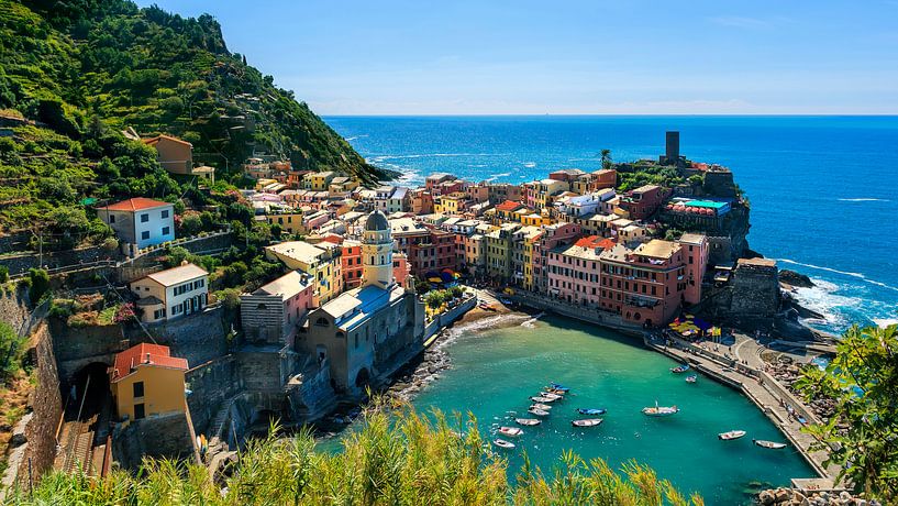 Vernazza von oben von Roy Poots