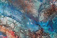 Paysage aquatique coloré