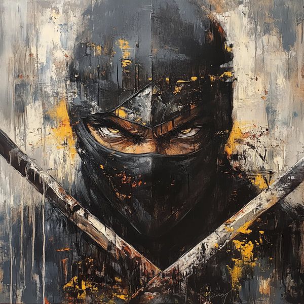 Ninja abstract by TheXclusive Art