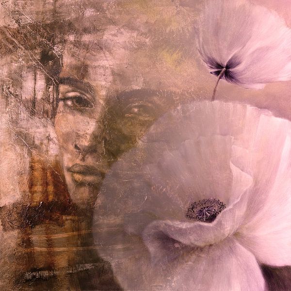 Dreaming of summer: Dreamy view of poppy blossoms by Annette Schmucker