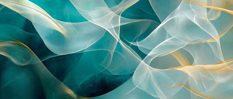 Gentle waves of mist and light by Poster Art Shop