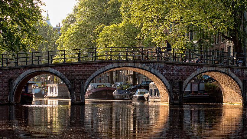 Bridge over the Prinsengracht by Tom Elst