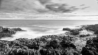 The coast of Gran Canaria in Black and White