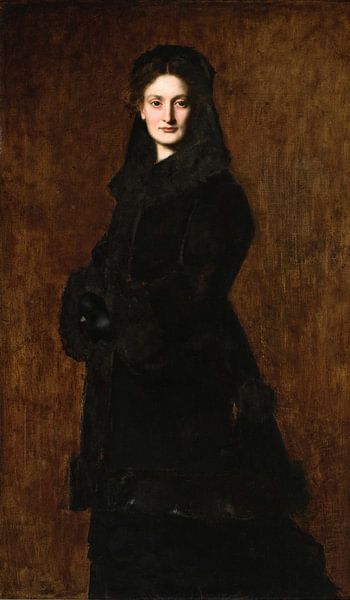 Portrait of Madame Paul Duchesne-Fournet, Jean-Jacques Henner by Masterful Masters