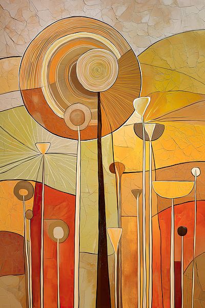 Abstrakte Blumen von Bert Nijholt