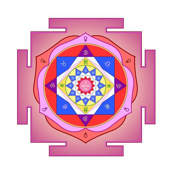 Yantra de la planète Vénus, souveraine des constellations de la Balance et du Taureau. par Paul Evdokimov