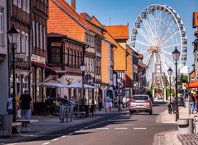 Old town of Wernigerode with Ferris wheel by Animaflora PicsStock