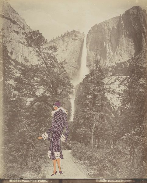 Dame à la cascade par Irene Hoekstra