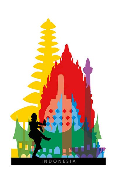 Indonesia in a nutshell van Harry Hadders Design