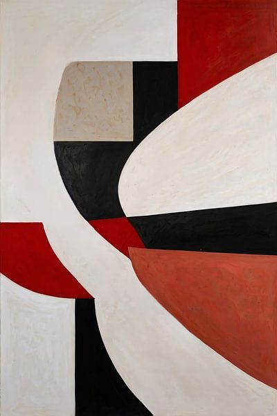 Abstrakte minimalistische Malerei geometrisch von Art & Soul Creations