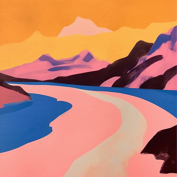 Henri Matisse inspirierte Landschaft von Niklas Maximilian