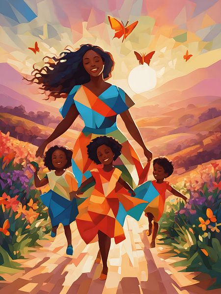 Motherhood pure happiness by Jolique Arte