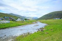 Hvalvik auf den Färöer Inseln.