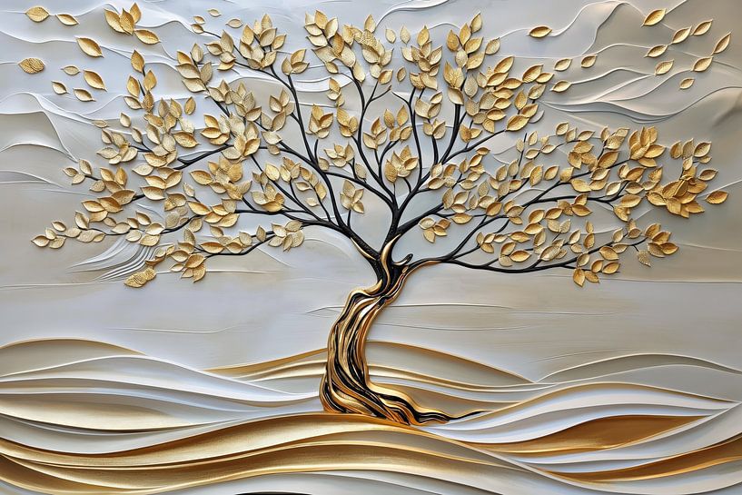Golden tree by Bert Nijholt