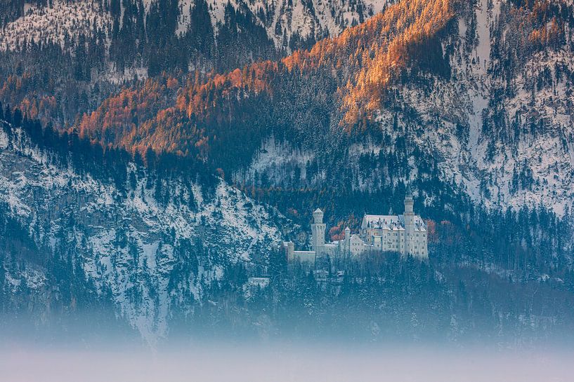 Schloss Neuschwanstein, Allgäu, Bayern, Deutschland von Henk Meijer Photography