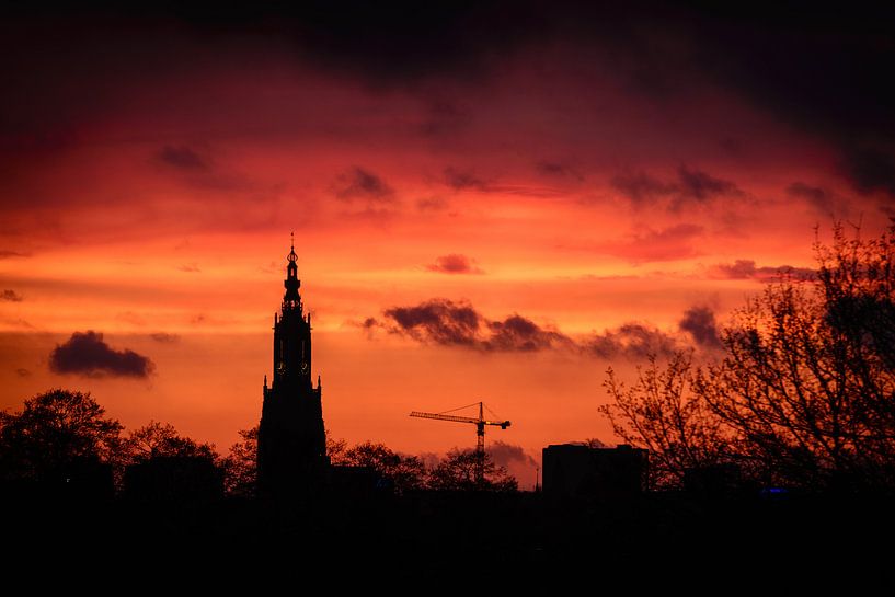 Amersfoort sunset by Sjoerd Mouissie