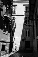 Rues étroites de Lisbonne