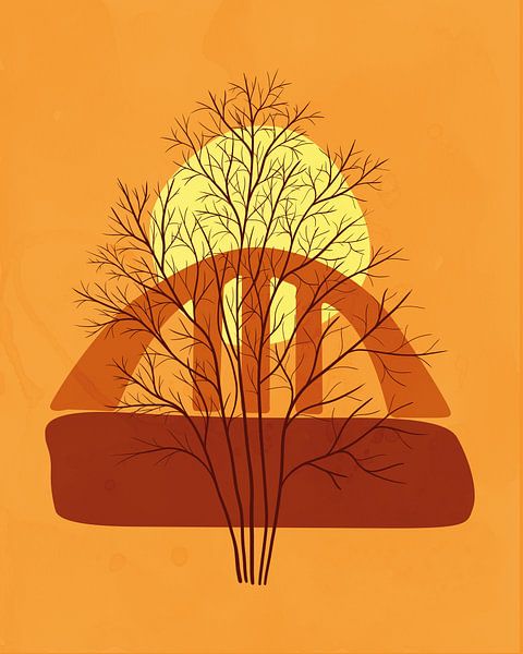 Brücke bei Sonnenuntergang von Tanja Udelhofen