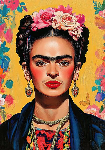 Frida Poster - Frida Kunstdruck von Niklas Maximilian
