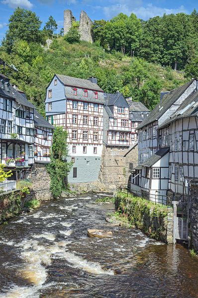 Monschau in the Eifel by Peter Eckert