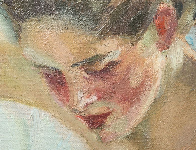 Edward Cucuel, Les bas verts, vers 1915 - détail par Atelier Liesjes