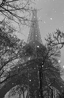 Eiffel Tower in the Snow - Paris