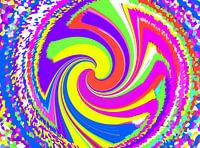 Swirled pixels in COLOUR